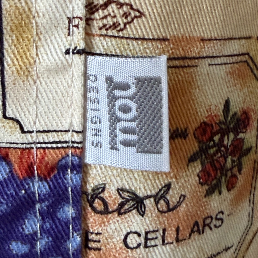 mou designs Wine Glass & Bottle Kitchen Cotton Apron-Fun Barware / Chef Cooking - Picture 10 of 11